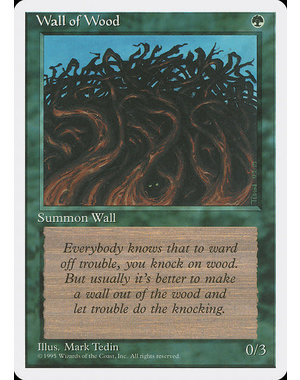 Magic: The Gathering Wall of Wood (284) Lightly Played