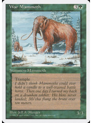 Magic: The Gathering War Mammoth (286) Lightly Played