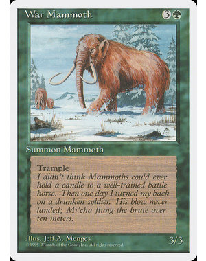 Magic: The Gathering War Mammoth (286) Lightly Played
