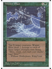 Magic: The Gathering Winter Blast (290) Lightly Played