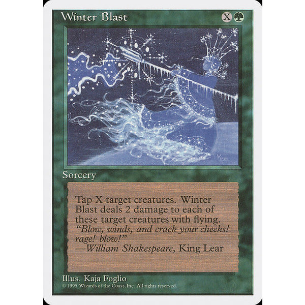 Magic: The Gathering Winter Blast (290) Lightly Played
