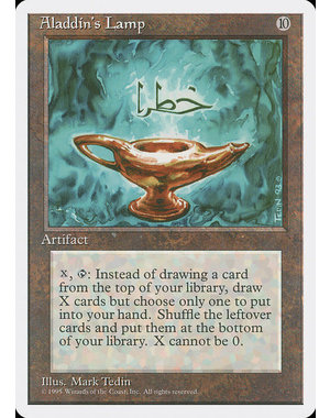 Magic: The Gathering Aladdin's Lamp (291) Moderately Played