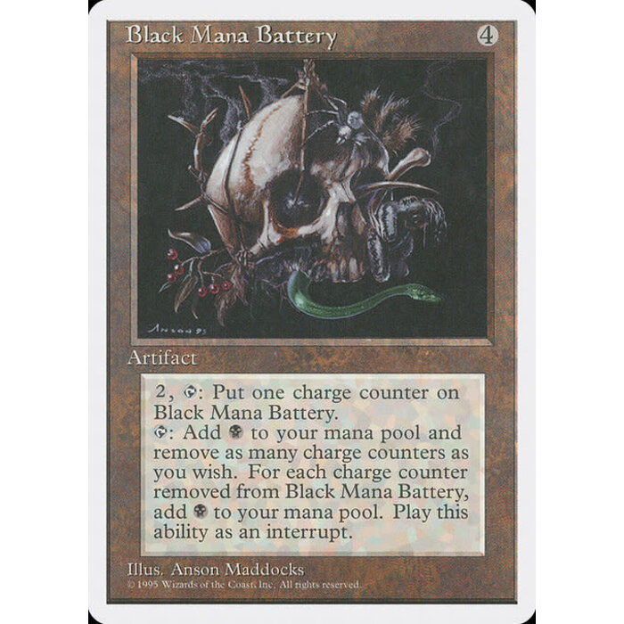 Magic: The Gathering Black Mana Battery (298) Lightly Played