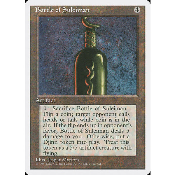 Magic: The Gathering Bottle of Suleiman (301) Near Mint
