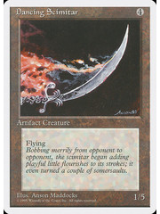 Magic: The Gathering Dancing Scimitar (313) Lightly Played