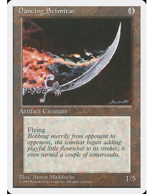 Magic: The Gathering Dancing Scimitar (313) Lightly Played