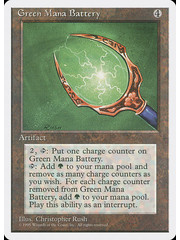 Magic: The Gathering Green Mana Battery (323) Lightly Played