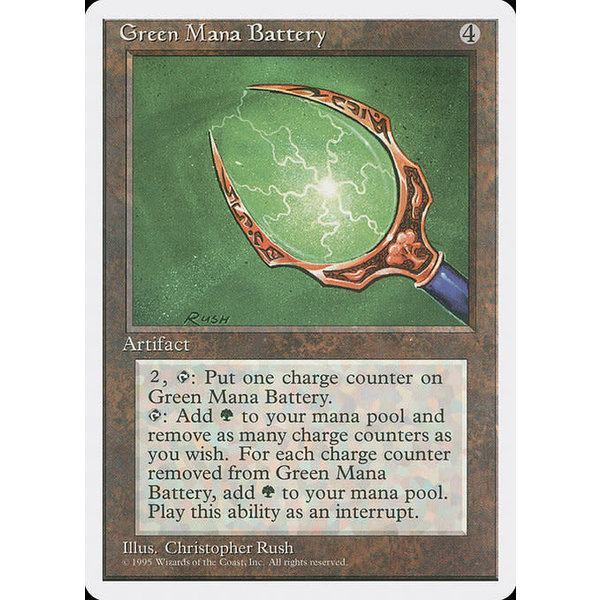 Magic: The Gathering Green Mana Battery (323) Lightly Played