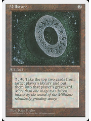 Magic: The Gathering Millstone (336) Moderately Played