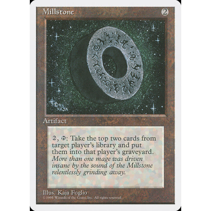 Magic: The Gathering Millstone (336) Moderately Played
