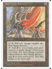 Magic: The Gathering Red Mana Battery (343) Lightly Played
