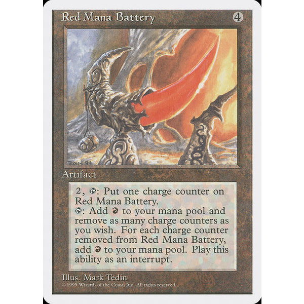 Magic: The Gathering Red Mana Battery (343) Lightly Played