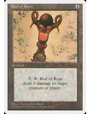Magic: The Gathering Rod of Ruin (344) Lightly Played
