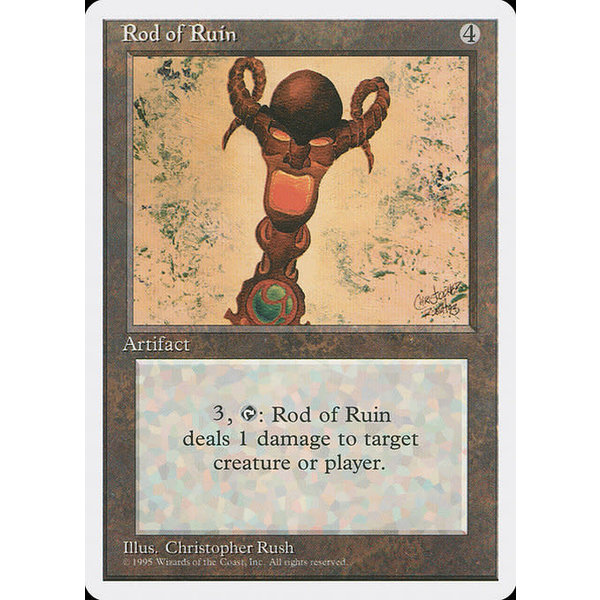 Magic: The Gathering Rod of Ruin (344) Lightly Played