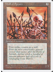 Magic: The Gathering Wall of Spears (356) Lightly Played