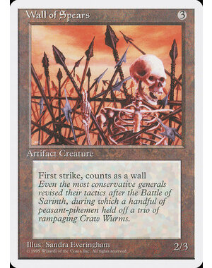 Magic: The Gathering Wall of Spears (356) Lightly Played
