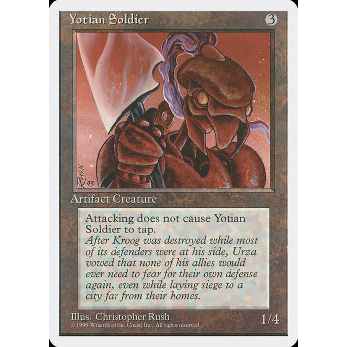 Magic: The Gathering Yotian Soldier (360) Moderately Played