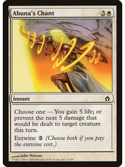 Magic: The Gathering Abuna's Chant (001) Lightly Played