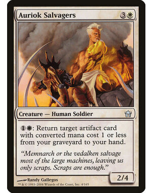 Magic: The Gathering Auriok Salvagers (004) Moderately Played