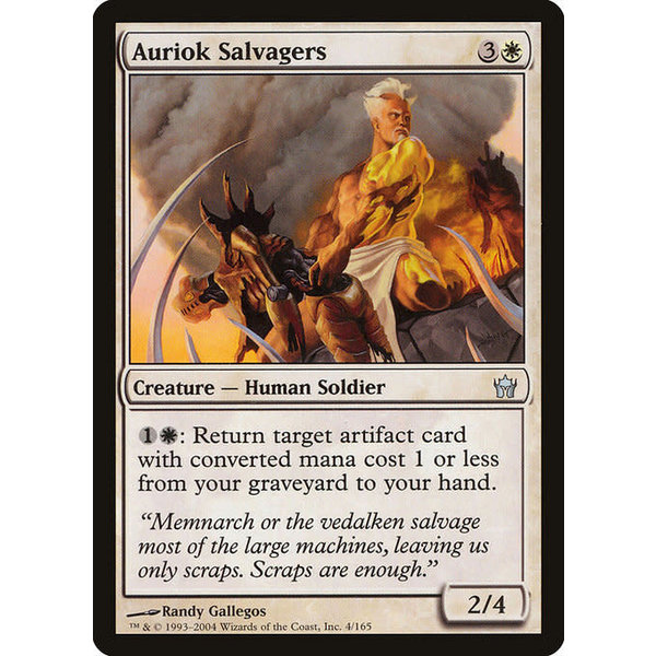 Magic: The Gathering Auriok Salvagers (004) Moderately Played