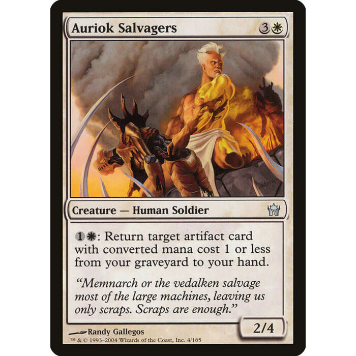 Magic: The Gathering Auriok Salvagers (004) Moderately Played