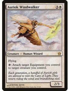 Magic: The Gathering Auriok Windwalker (005) Lightly Played
