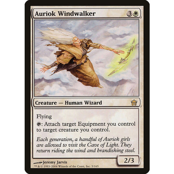 Magic: The Gathering Auriok Windwalker (005) Lightly Played