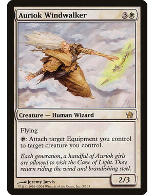 Magic: The Gathering Auriok Windwalker (005) Moderately Played