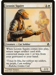 Magic: The Gathering Leonin Squire (009) Moderately Played