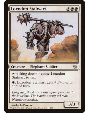 Magic: The Gathering Loxodon Stalwart (011) Moderately Played
