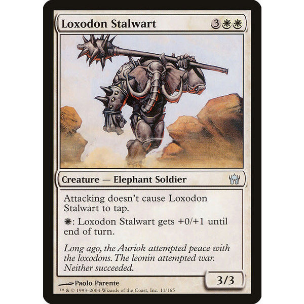 Magic: The Gathering Loxodon Stalwart (011) Moderately Played