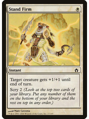 Magic: The Gathering Stand Firm (017) Lightly Played