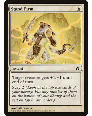 Magic: The Gathering Stand Firm (017) Lightly Played