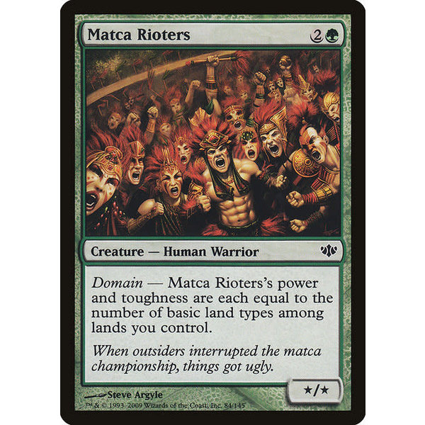 Magic: The Gathering Matca Rioters (084) Moderately Played Foil
