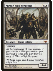 Magic: The Gathering Mirror-Sigil Sergeant (012) Damaged
