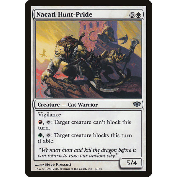 Magic: The Gathering Nacatl Hunt-Pride (013) Lightly Played