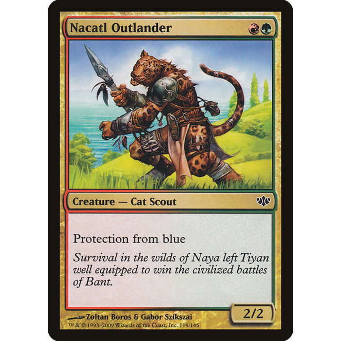 Magic: The Gathering Nacatl Outlander (119) Lightly Played