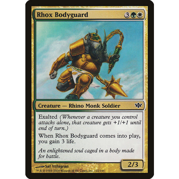 Magic: The Gathering Rhox Bodyguard (122) Moderately Played