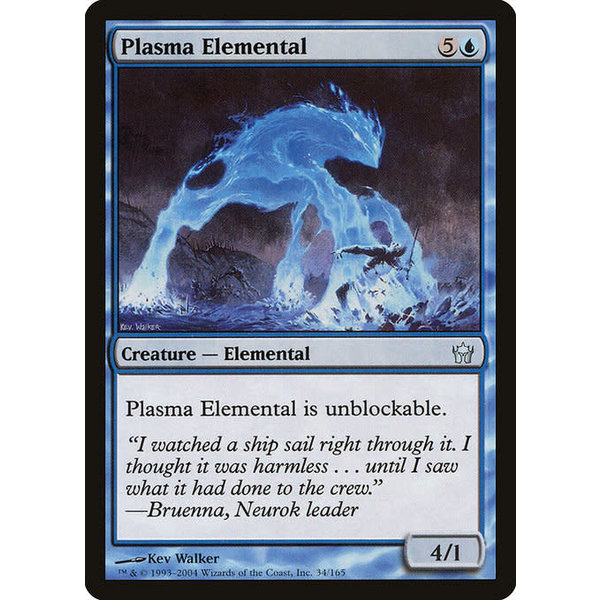 Magic: The Gathering Plasma Elemental (034) Moderately Played