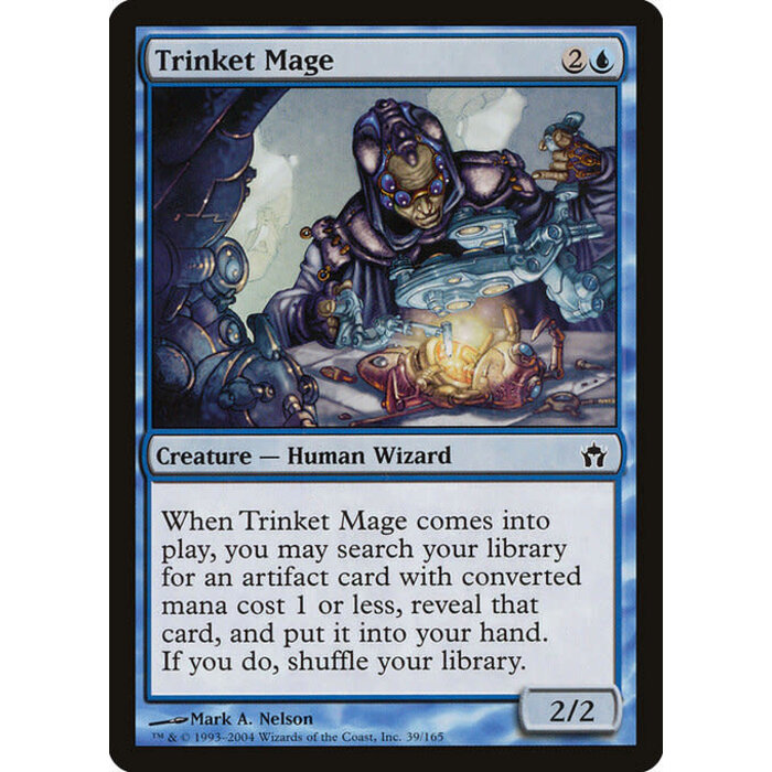 Magic: The Gathering Trinket Mage (039) Moderately Played