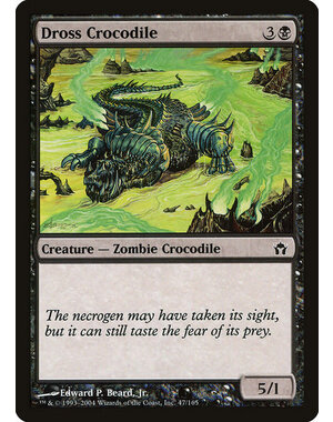 Magic: The Gathering Dross Crocodile (047) Heavily Played