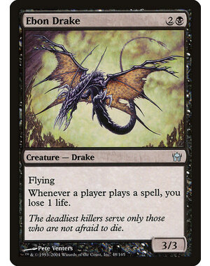 Magic: The Gathering Ebon Drake (048) Lightly Played