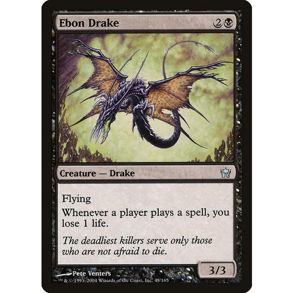 Magic: The Gathering Ebon Drake (048) Lightly Played