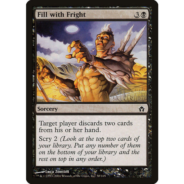 Magic: The Gathering Fill with Fright (050) Lightly Played