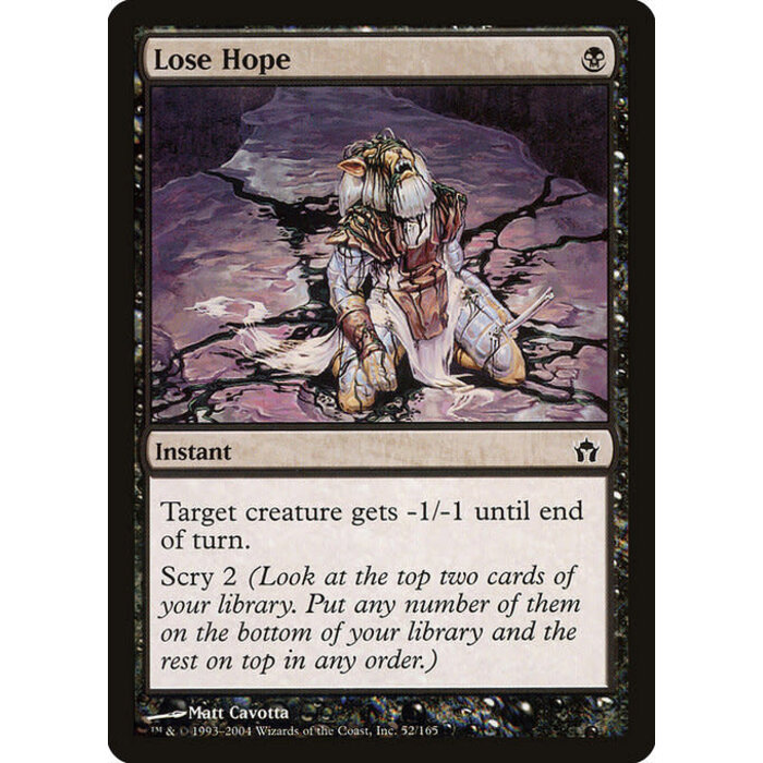 Magic: The Gathering Lose Hope (052) Lightly Played