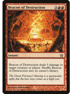 Magic: The Gathering Beacon of Destruction (061) Moderately Played
