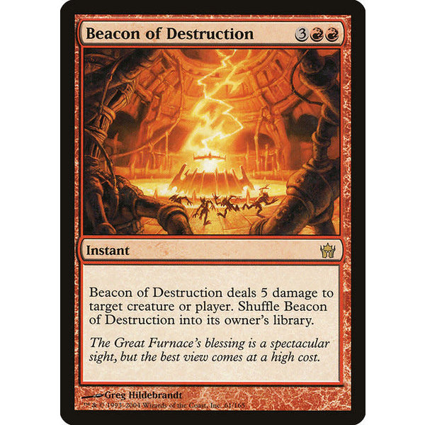 Magic: The Gathering Beacon of Destruction (061) Moderately Played