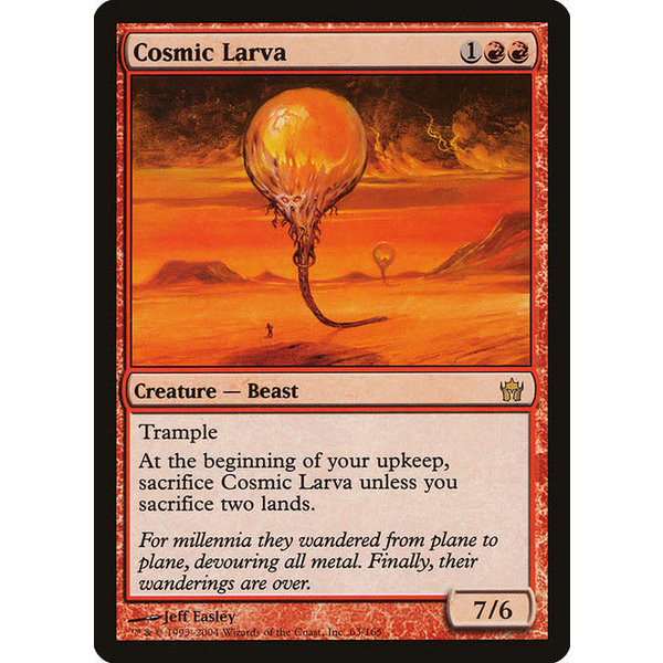 Magic: The Gathering Cosmic Larva (063) Lightly Played