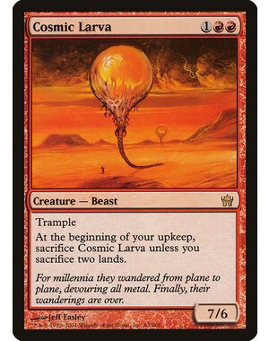 Magic: The Gathering Cosmic Larva (063) Moderately Played