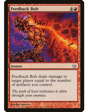 Magic: The Gathering Feedback Bolt (064) Lightly Played